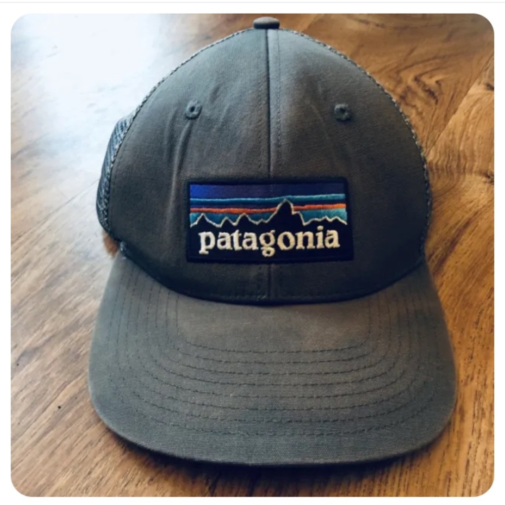 Patagonia P6 LoPro SnapBack Mesh Trucker Hat Gray One Size